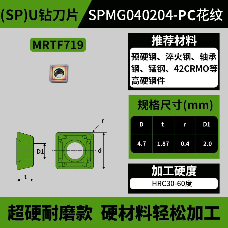 SP款U钻刀片