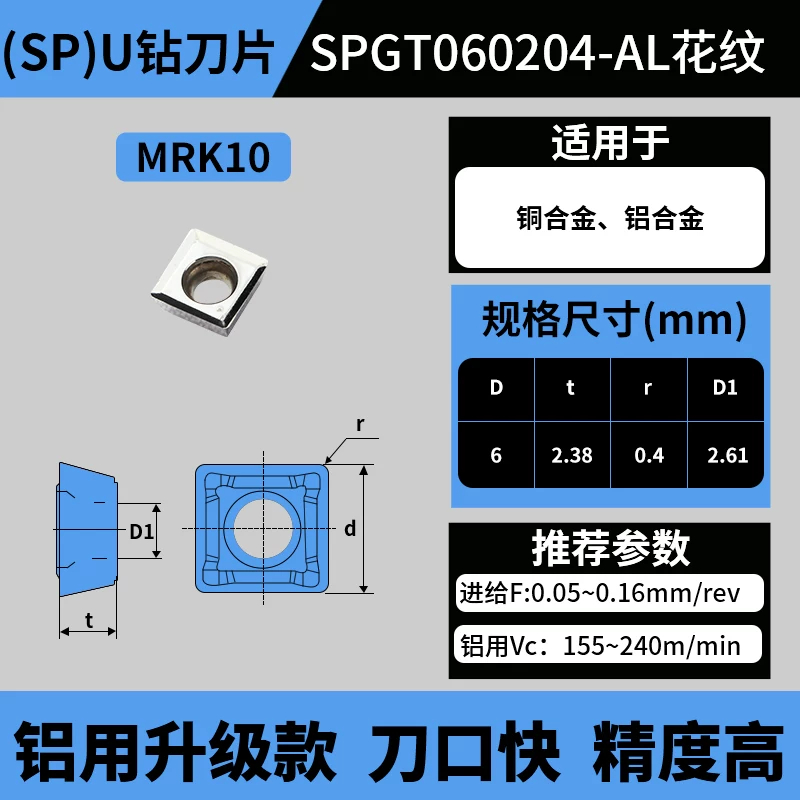 SP款U钻刀片