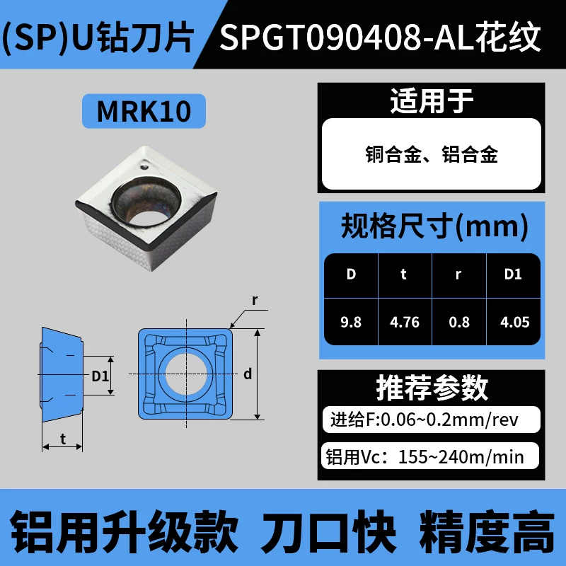 SP款U钻刀片