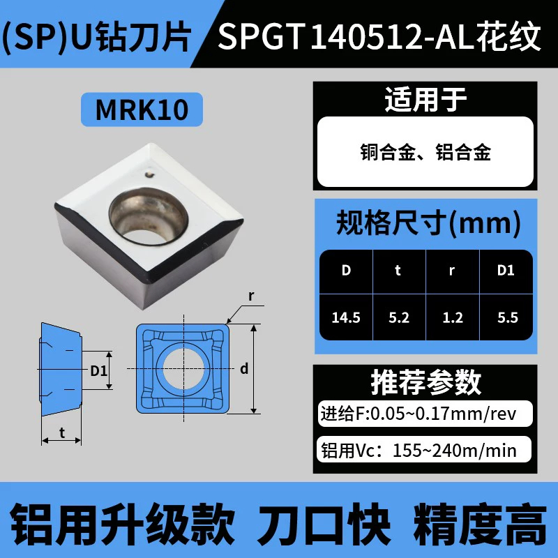 SP款U钻刀片